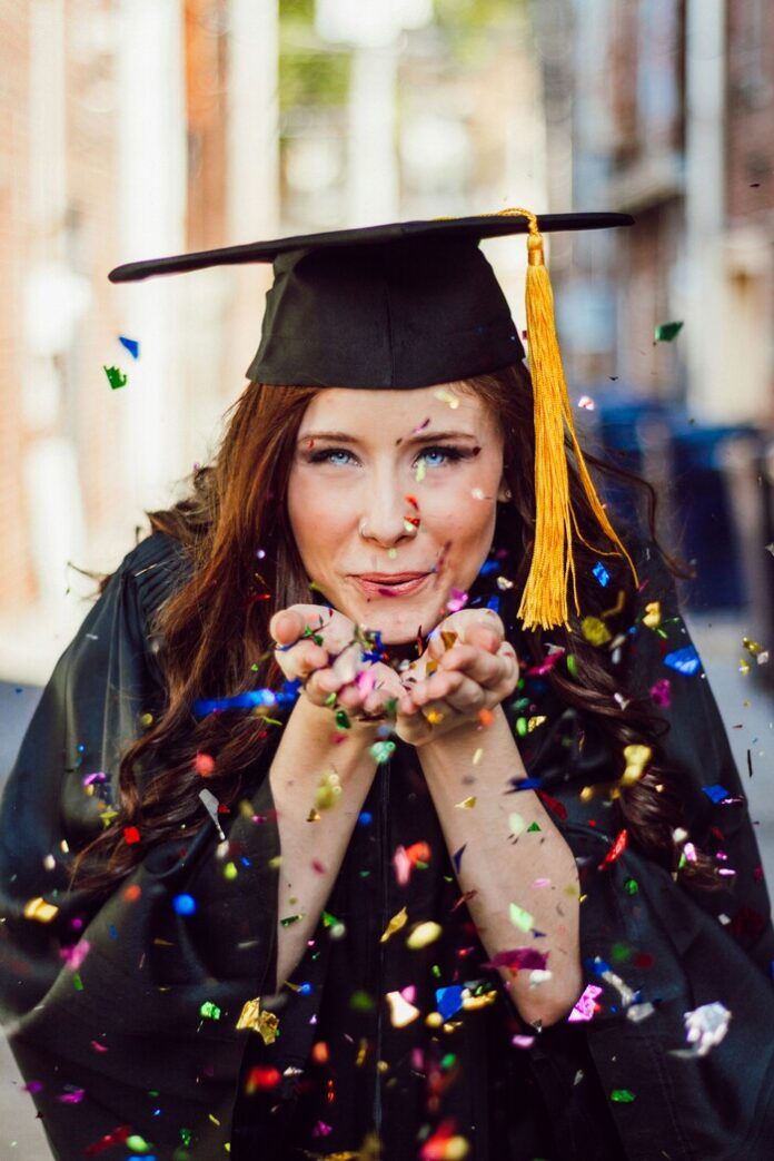 Image of a woman at graduation.
